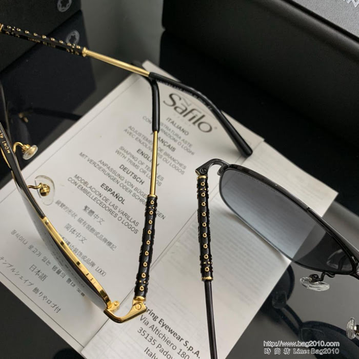 MONTBLANC萬寶龍 男士哈氣 太陽眼鏡 簡約金屬蛤蟆大框蛤蟆鏡 高端大氣  lly1534